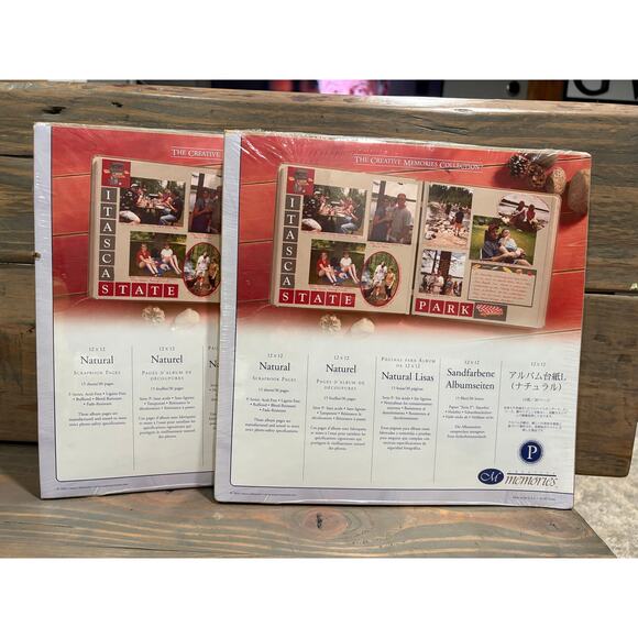 Creative Memories 12x12 Natural scrapbook pages NEW 2 packs 30 pages - Picture 1 of 1